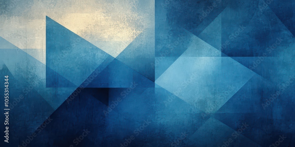 Abstract Blue Background with Triangles and Rectangle Shapes Abstract Blue Background with Triangles and Rectangle Shapes