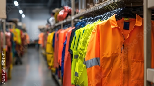 Safety equipment facility focused on the production of durable, high-visibility clothing for construction sites.