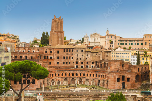 Trajans Market (Mercati di Traiano) in Rome, Italy