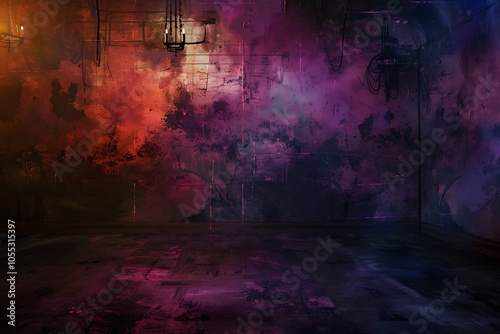 a modern grungy Background , Vibrant Nightclub Party Background photo