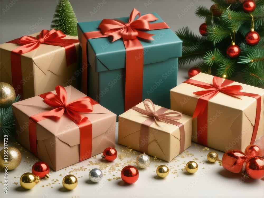 Obraz premium プレゼント クリスマスプレゼント