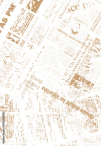 old newspaper and grunge paper textures with paper style.