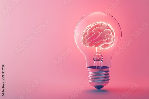 Brain inside a lightbulb