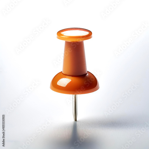 push pins floating or flying isolated white background