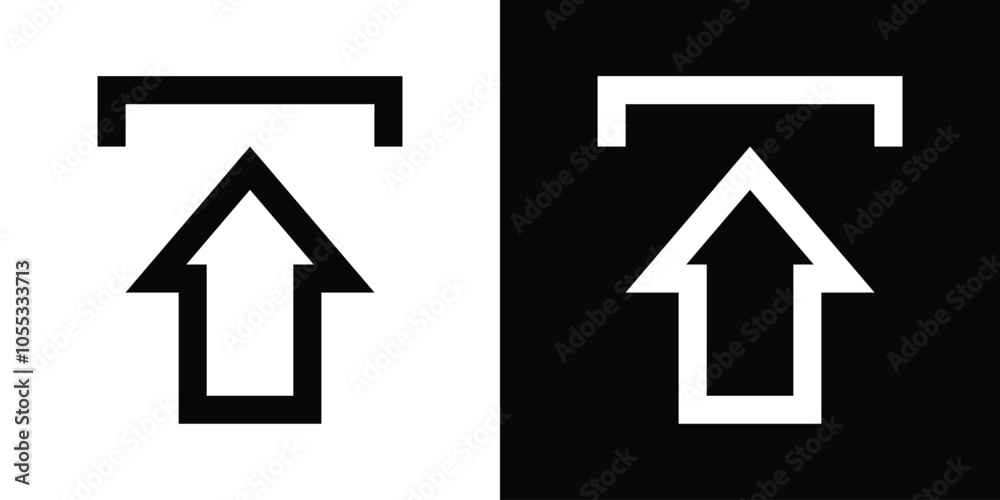 Up arrow button icon Up arrow button icon