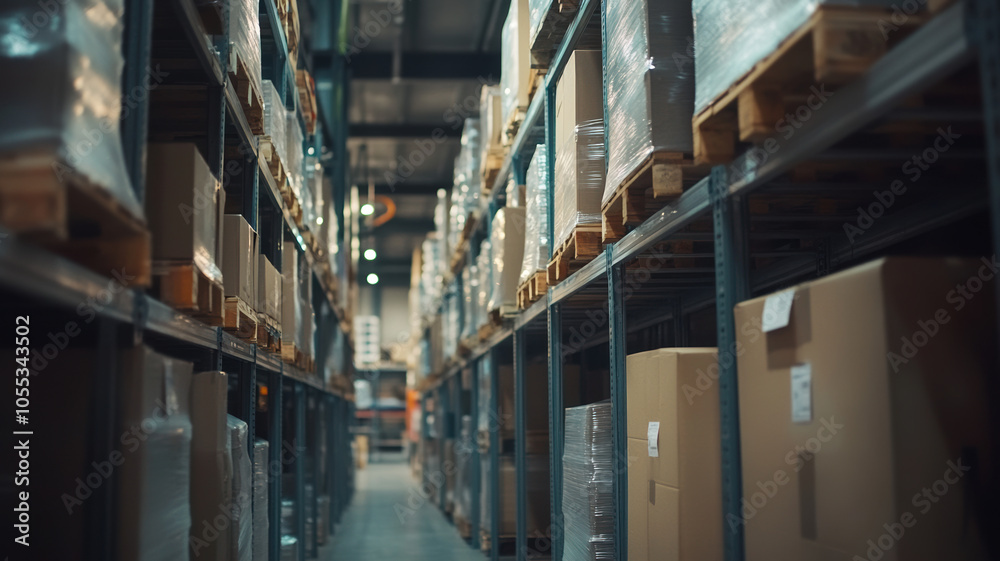A cutting-edge warehouse management system leverages augmented reality technology for improved package identification, picking, and delivery, envisioning the future of supply chain and logistics. A cutting-edge warehouse management system leverages augmented reality technology for improved package identification, picking, and delivery, envisioning the future of supply chain and logistics.