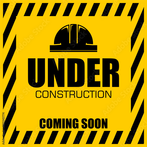 Under Construction, sign and label vector