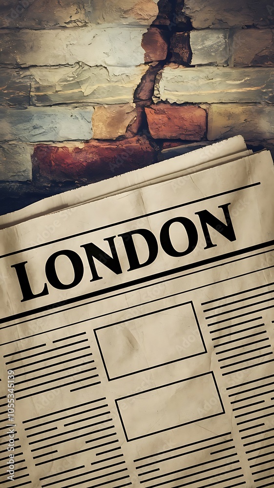 custom made wallpaper toronto digitalSeamless background pattern. Newspaper "London"