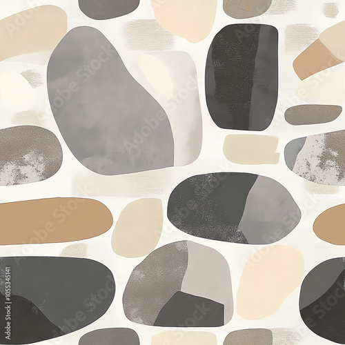 Wallpaper Mural Scandinavian Minimalist Gray Stone Texture Pattern Torontodigital.ca