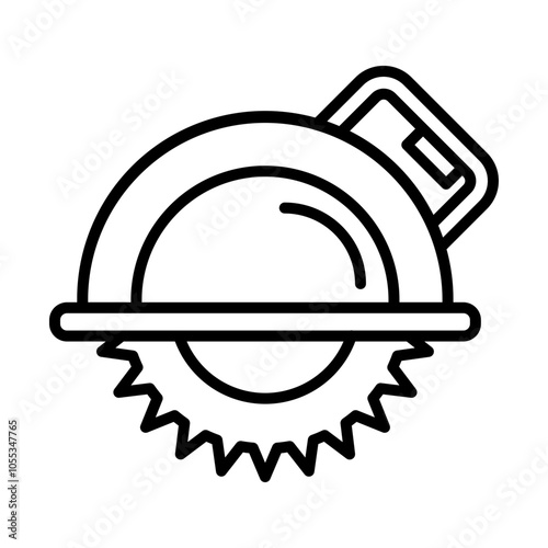 Circular Saw line icon