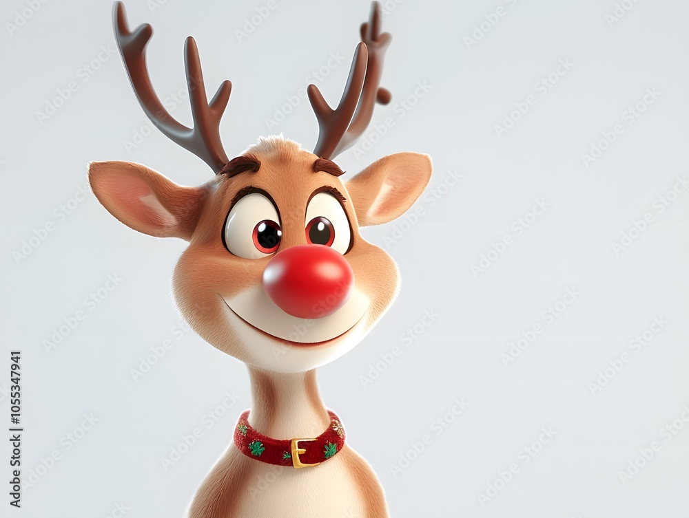 3D Playful reindeer 3D Playful reindeer