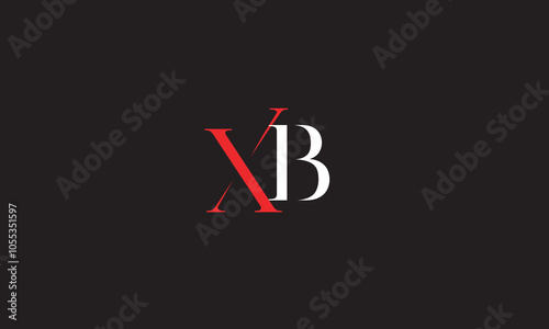 XB, BX , X , B , Abstract Letters Logo Monogram photo