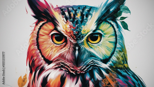 portrait of a owl