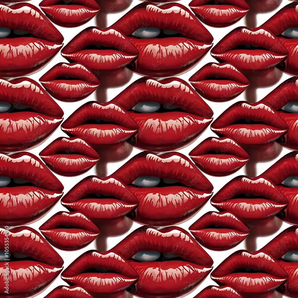 Lips seamless pattern Lips seamless pattern