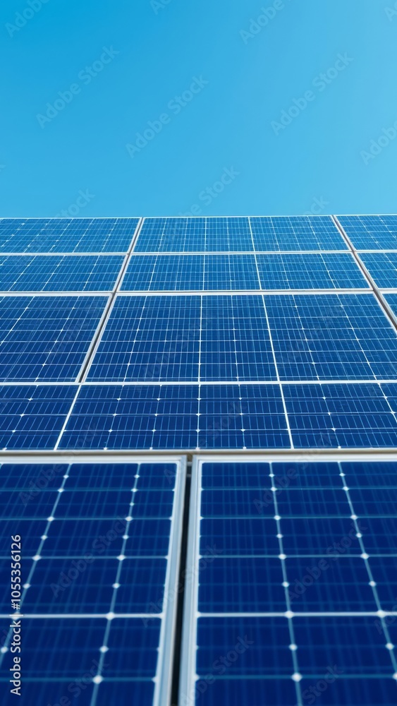 Solar panels against a blue sky green energy concept solar panel Ultra realistic Photorealistic Solar panels against a blue sky green energy concept solar panel Ultra realistic Photorealistic