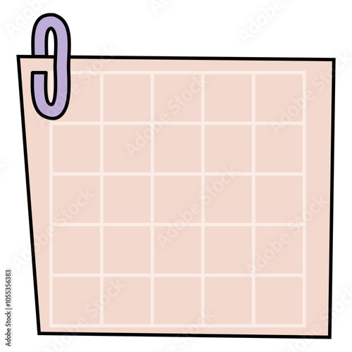 Hand Drawn Note Paper Vector