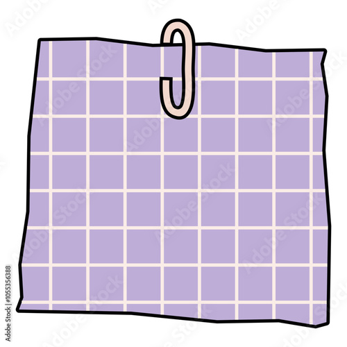 Hand Drawn Note Paper Vector