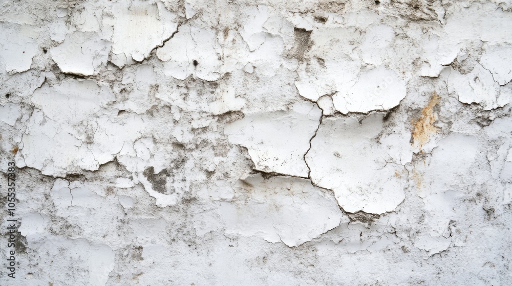 Fototapeta premium A wall with peeling paint and cracks