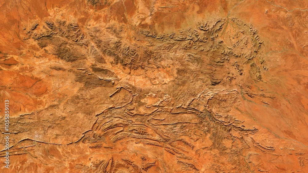 Desert Map Ruby 4K Desert Ruby Gap Nature Park North Australia Map, High Resolution ...
