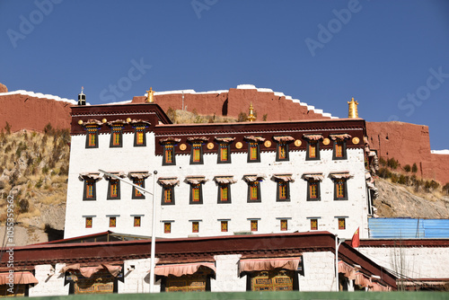 Pelkor Buddhist Monastery in Gyantse, Tibet photo