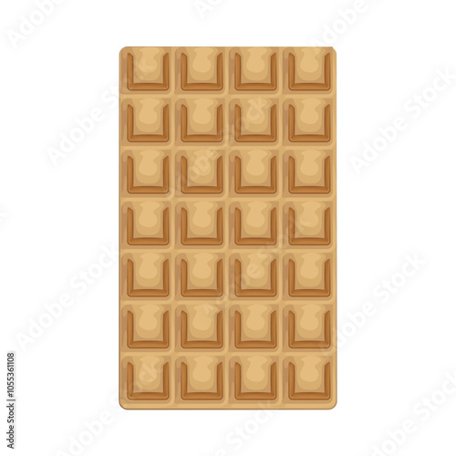 Illustration of waffle 