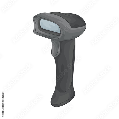 Illustration of barcode scanner 