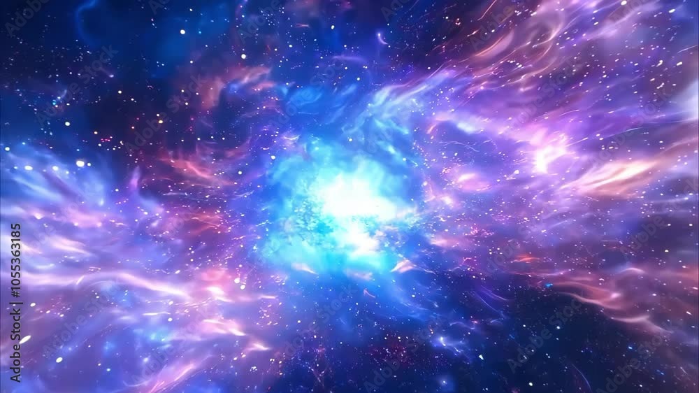 Colorful abstract representation of outer space, featuring swirling patterns and a bright central core, evoking a cosmic vibe. Colorful abstract representation of outer space, featuring swirling patterns and a bright central core, evoking a cosmic vibe.