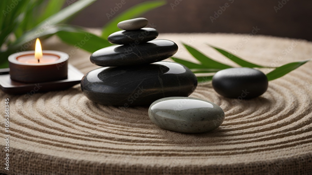 spa still life with zen stone spa still life with zen stone