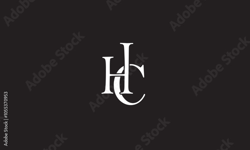 HC, CH, C , H , Abstract Letters Logo Monogram