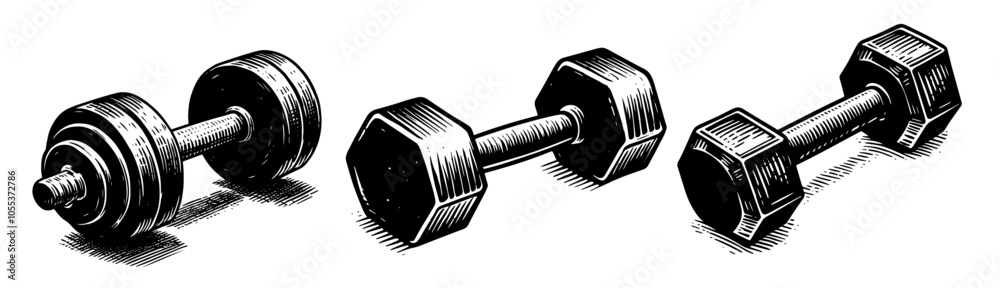 stylish illustration of strength training weights, capturing the essence of fitness and exercise in a clean line art style black vector stylish illustration of strength training weights, capturing the essence of fitness and exercise in a clean line art style black vector