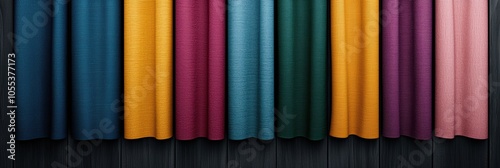 Colorful Drapes in Vibrant Tones