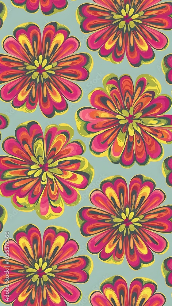 Vector seamless texture with abstract flowers. Endless background. Ethnic seamless pattern. Vector backdrop. Bright pattern. Summer template. Use for wallpaper,pattern fills, web page background Vector seamless texture with abstract flowers. Endless background. Ethnic seamless pattern. Vector backdrop. Bright pattern. Summer template. Use for wallpaper,pattern fills, web page background