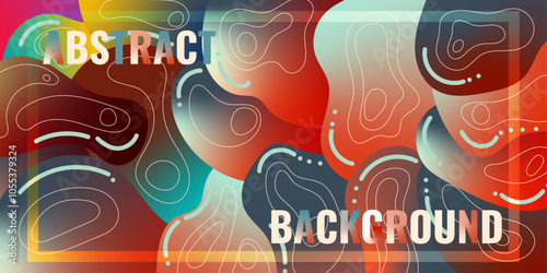 Abstract gradient background with fluid shapes. Suitable for design projects, presentations, web banners, and social media posts. Versatile and modern.