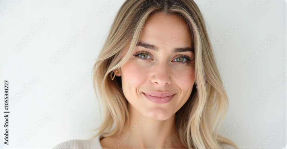 A Turkish woman with expressive eyes and a friendly smile A Turkish woman with expressive eyes and a friendly smile
