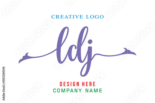 LDJ  lettering logo is simple, easy to understand and authoritative