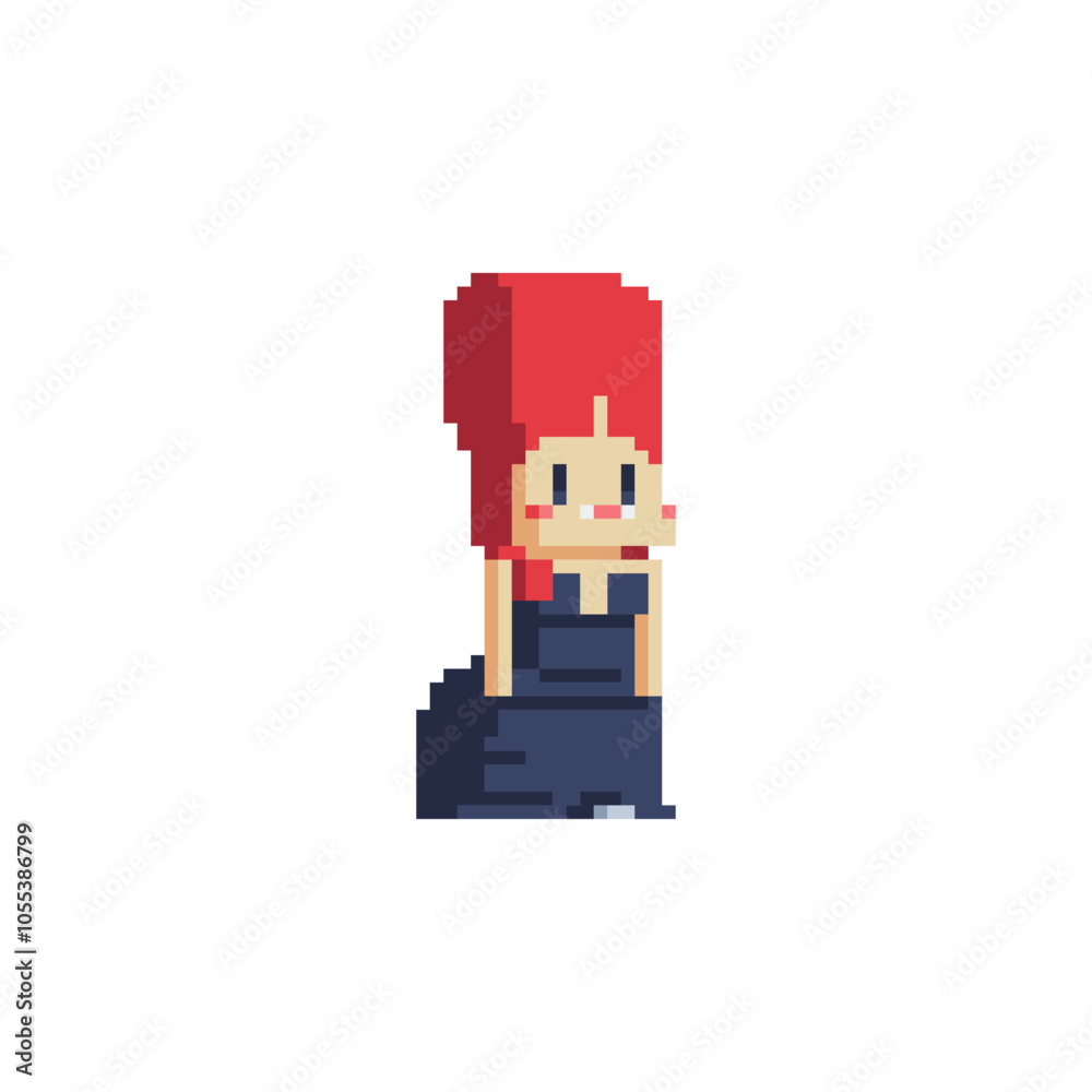 Halloween vampire woman character, pixel art, cute costume kids. Isolated vector illustration. Halloween vampire woman character, pixel art, cute costume kids. Isolated vector illustration.