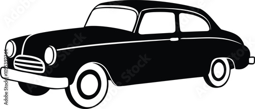 Royal Vintage Car Clip Art Vector