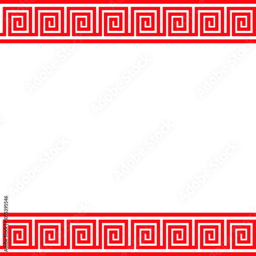 Chinese new year. Chinese frame. Chinese concept for decorations. Chinese red corner.