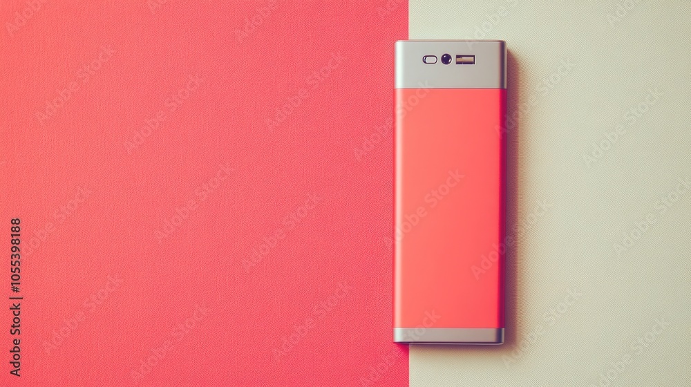 Stylish smartphone on colorful background Stylish smartphone on colorful background