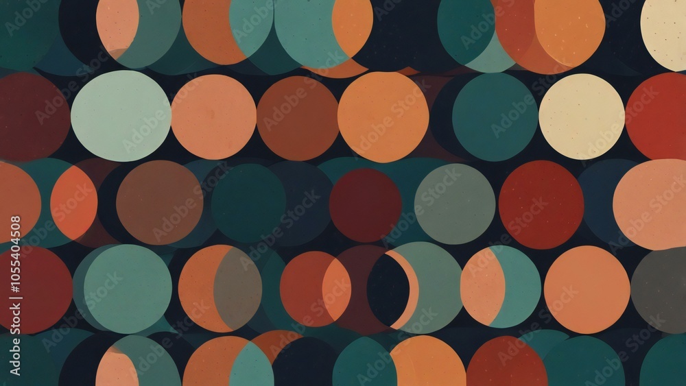 pattern with colorful circles pattern with colorful circles