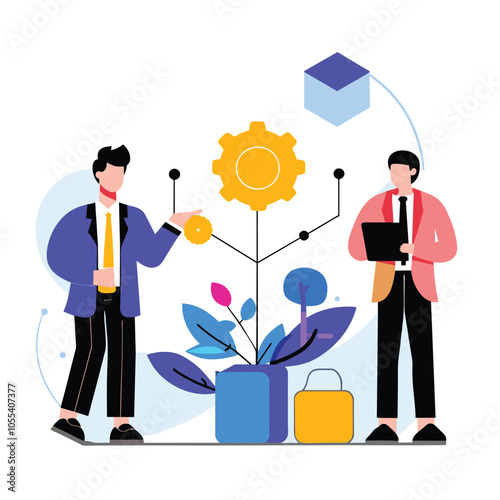  scalable business model flexibility business illustration