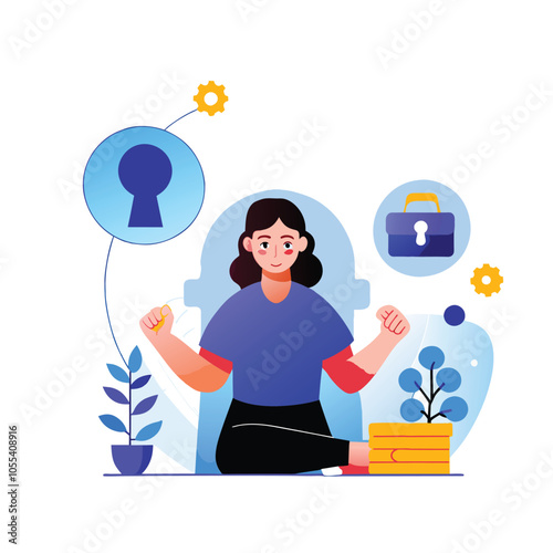  unlock true potential your ideal business illustration