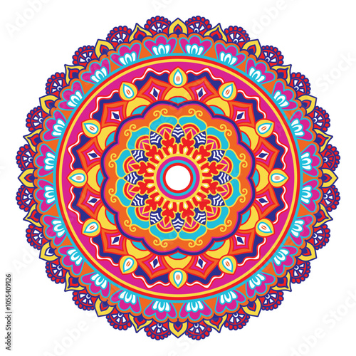 Print mandala design lace pattern mandala design