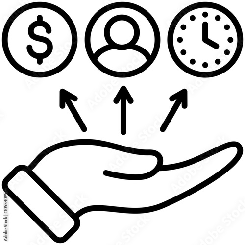 Resource Allocation Icon