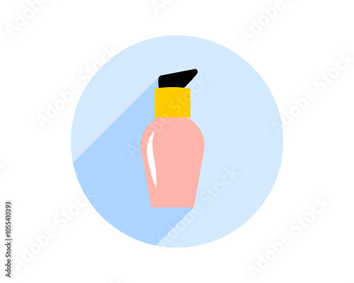 Beauty, Body Care and Cosmetics. Vector Linear Flat Icons and Design Elements