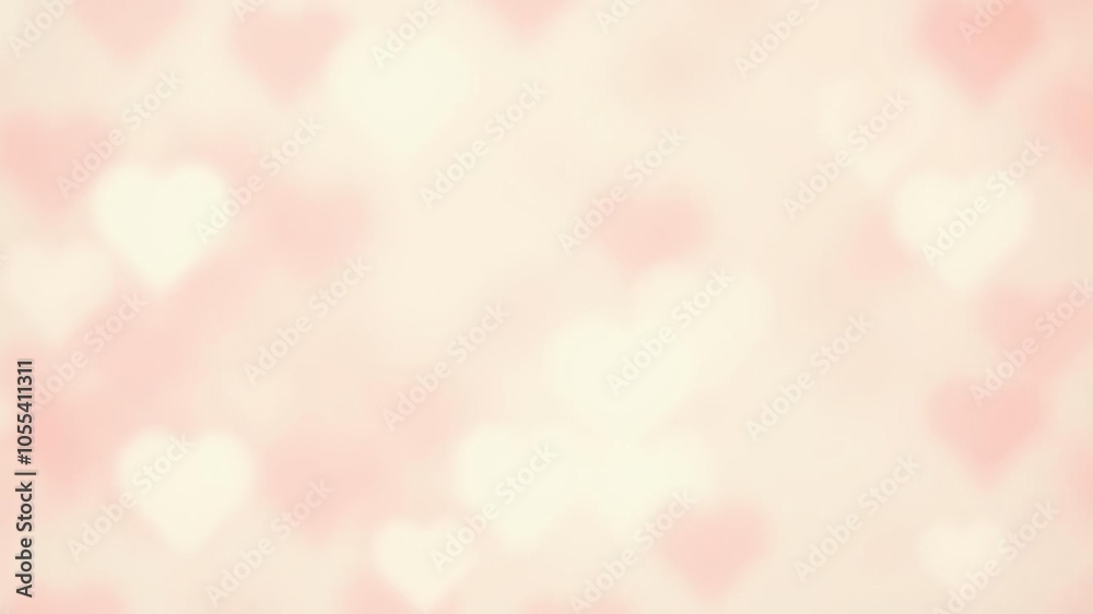 Soft pastel heart bokeh creating a dreamy and romantic backdrop, blurred, ethereal Soft pastel heart bokeh creating a dreamy and romantic backdrop, blurred, ethereal