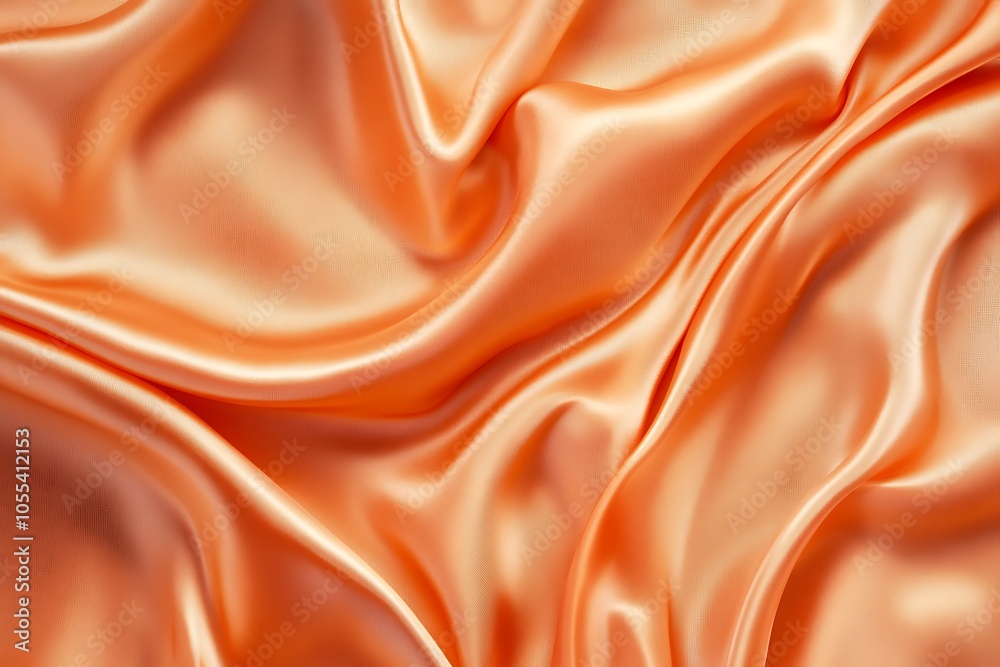 Obraz premium Abstract Orange Silk Texture