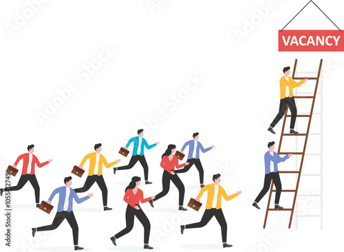 Career aspirations and competition for jobs, higher career aspirations, career achievement or success, career growth or advancement,

