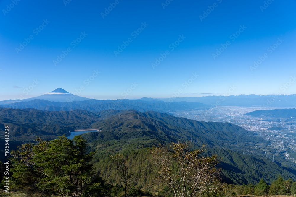 初秋の大菩薩嶺 初秋の大菩薩嶺