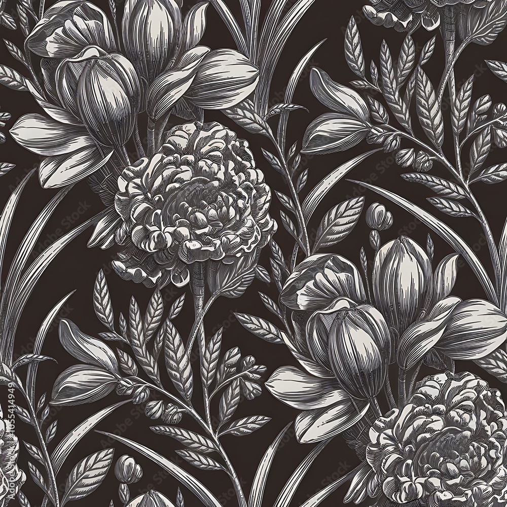 custom made wallpaper toronto digitalVector Flax floral botanical flowers. Wild spring leaf wildflower isolated. Black and white engraved ink art. Seamless background pattern. Fabric wallpaper print texture.